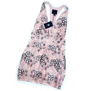 NWOT NBD x Revolve Agave Blush Embellished Dress
